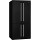 SMEG Americano Syde by Syde FQ960BL6, No Frost, Negro, Clase E